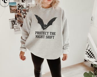 Bat Sweatshirt: Save the Pollinators Unisex Crewneck