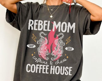 Cool Mom Shirt, Mama Needs Coffee, Comfort Colors, New Mama Tee, Motherhood Tshirt, First Mothers Day Gift, Tiger Mom T-shirt, Edgy Mom Tee