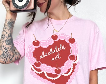 Coquette Valentine Shirt, Pink Cake Tshirt, Comfort Colors, Sassy Spicy Tee, Fun Anti Valentines Shirt, Womens Trendy Shirt, Best Bitch Gift