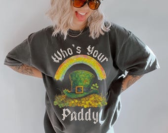 Funny St Patricks Day Shirt, St Paddys Day Tshirt, Trendy Comfort Colors, Saint Patricks Day T-shirt, Irish Shamrock Tee, St Pattys Day Gift