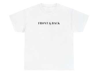 Gildan 5000 Custom Front and Back Print