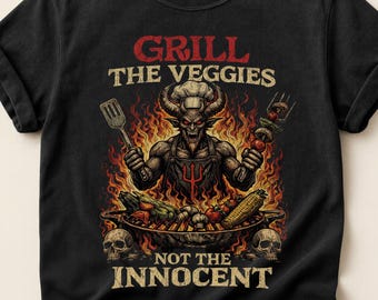 Heavy Metal Vegan Vegetarian Shirt, Unisex Comfort Color Tee,
