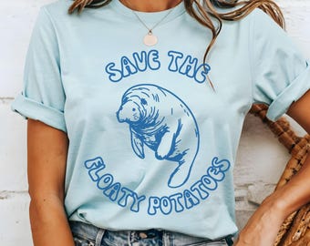 Manatee Shirt, Save the Manatees, Earth Day Shirt, Respect the Locals, Ocean Conservation Tshirt, Ocean Animal T-shirt, Save the Ocean tee
