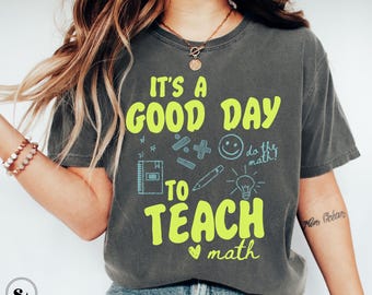 Math Teacher Shirt, Math Teacher Appreciation Gift, Comfort Colors, Cute Mathematics Teacher T-shirt, Back to School, Math Squad Tee
