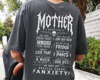 Motherhood Shirt, Funny Alternative Cool Mom Comfort Colors Tee