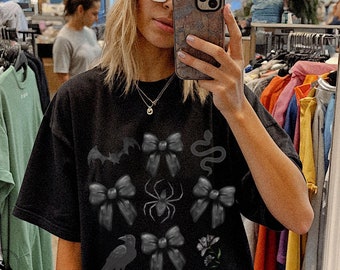 Pastel Goth Bat T-Shirt: Dark Coquette Comfort Colors Tee