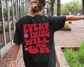 Positive Mental Health Shirt, Retro Kindness Comfort Colors Tee