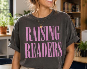 Reading Teacher Shirt, Library Tee, Comfort Colors, Trendy Teacher Gift