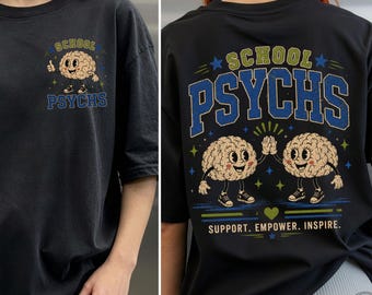 School Psych Shirt, School Psychologist Tee, SPED Teacher Gift, Unisex Comfort Colors