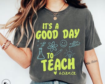 Science Teacher Shirt, Science Teacher Appreciation Gift, Comfort Colors, Cute Science Teacher T-shirt, Back to School, Science Squad Tee