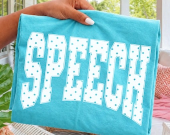 Speech Therapist Shirt SLP Comfort Colors® T-Shirt Cute Communication Specialist Your Words Matter Tee Gift For Speech Language Pathologist